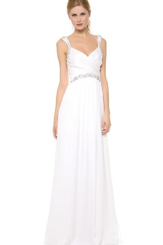 Robe de mariée longue col élisabéthain en satin ceinture en étoffe avec ruban