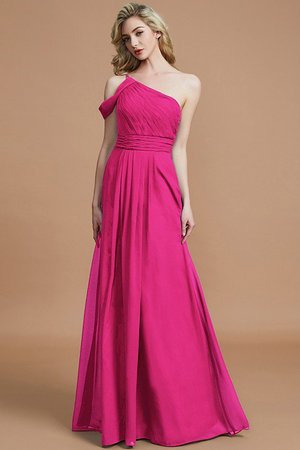 Robe demoiselle d'honneur naturel manche nulle ligne a avec chiffon de princesse