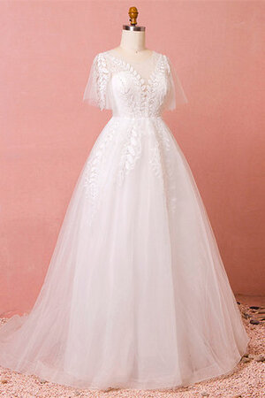 Robe de mariée avec perle en grandes tailles excellent luxueux longue