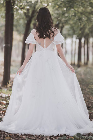 Robe de mariée en satin a salle intérieure merveilleux femme branché naturel