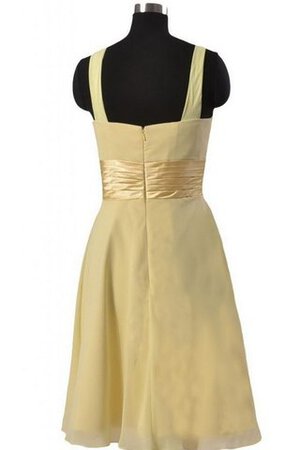 Robe demoiselle d'honneur moderne plissage avec chiffon manche nulle bandouliere spaghetti