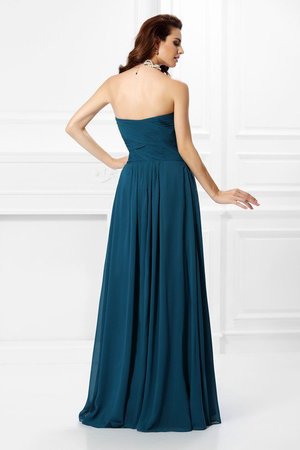 Robe demoiselle d'honneur plissage de lotus de col en cœur avec zip de princesse