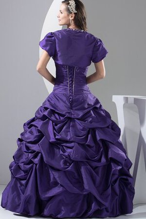 Robe de quinceanera ample broder de mode de bal col en forme de cœur