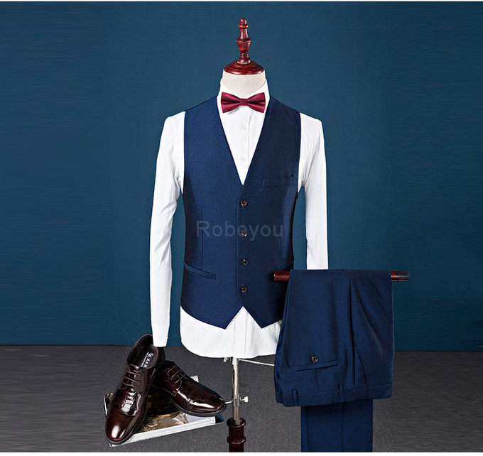 Tuxedos hommes costumes slim fit mariage marié avec pantalon costume hommes