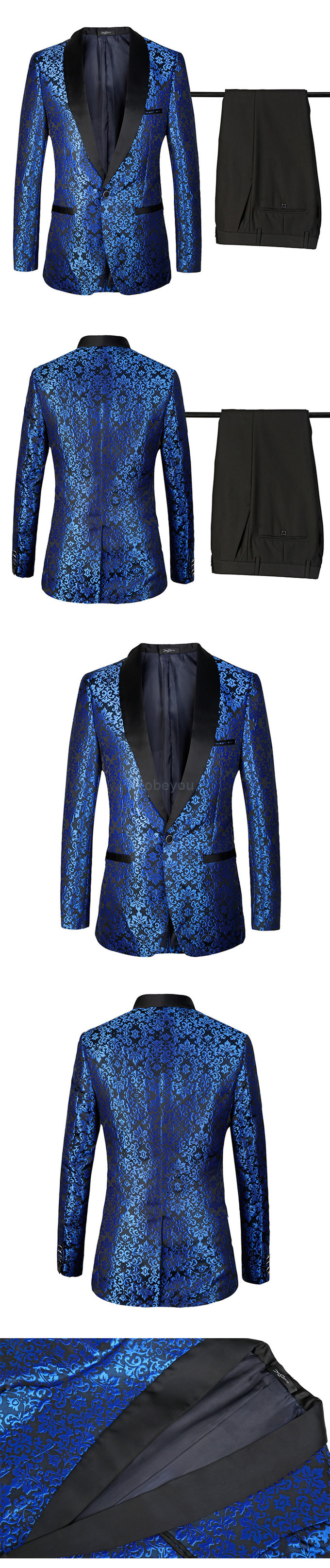 Costumes blazer bleu costumes nouvelle marié de mariage