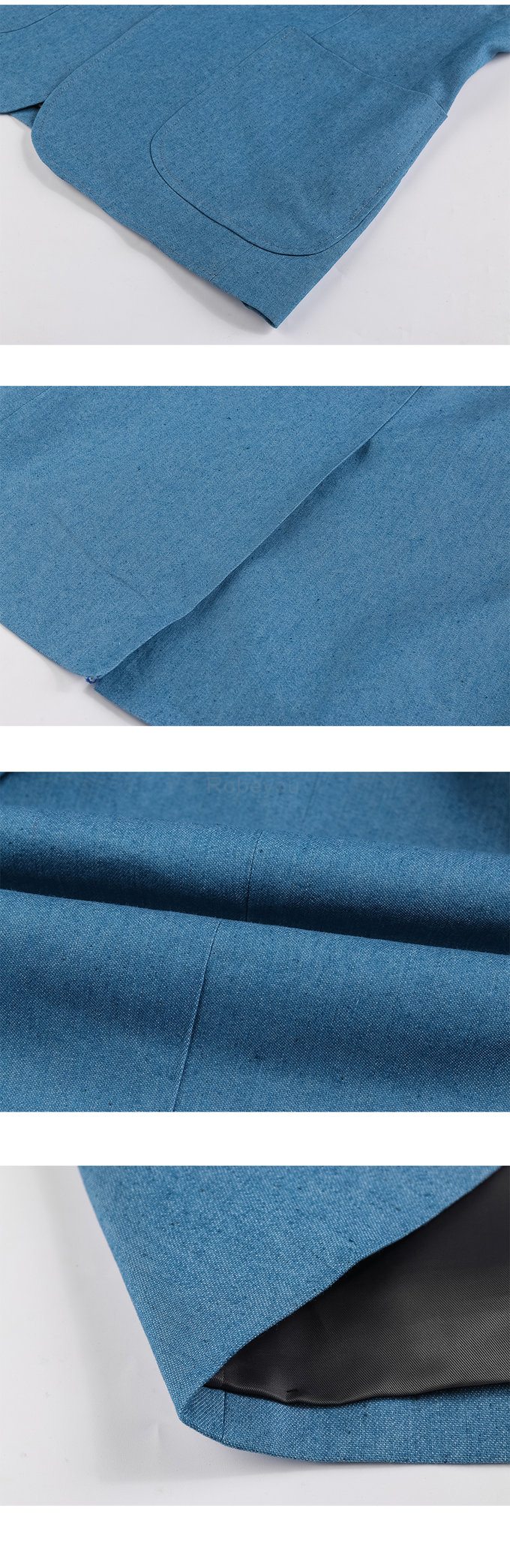 D'affaires grande taille costumes blazers smoking décontracté simple bouton