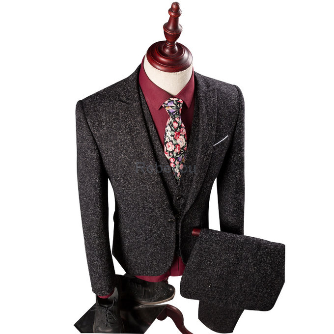 Slim fit costumes nouvelle marque hommes costume avec pantalon blazer affaires formelle