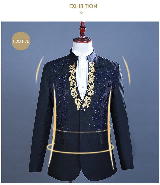 Hôte blazer entreprise rouge 2 pièces robe costumes