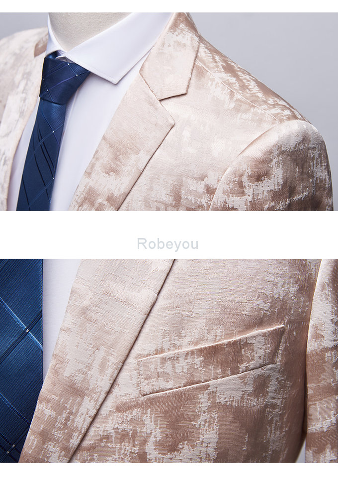 De mariage mode slim jacquard asiatique taille luxe hommes