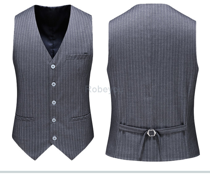 Blazer pantalon 3 pièces classique hommes costume veste manteau pantalon gilet affaires