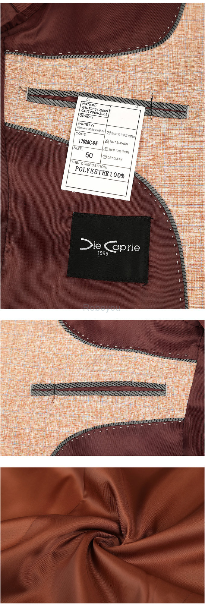 De mode poche personnalité masculino simple bouton vestes