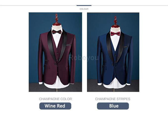 Tuxedos hommes costumes slim fit mariage marié avec pantalon costume hommes