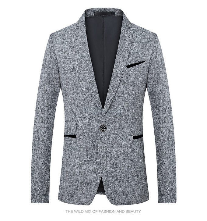 Homme hommes blazer blazer costume décontracté vestes noir