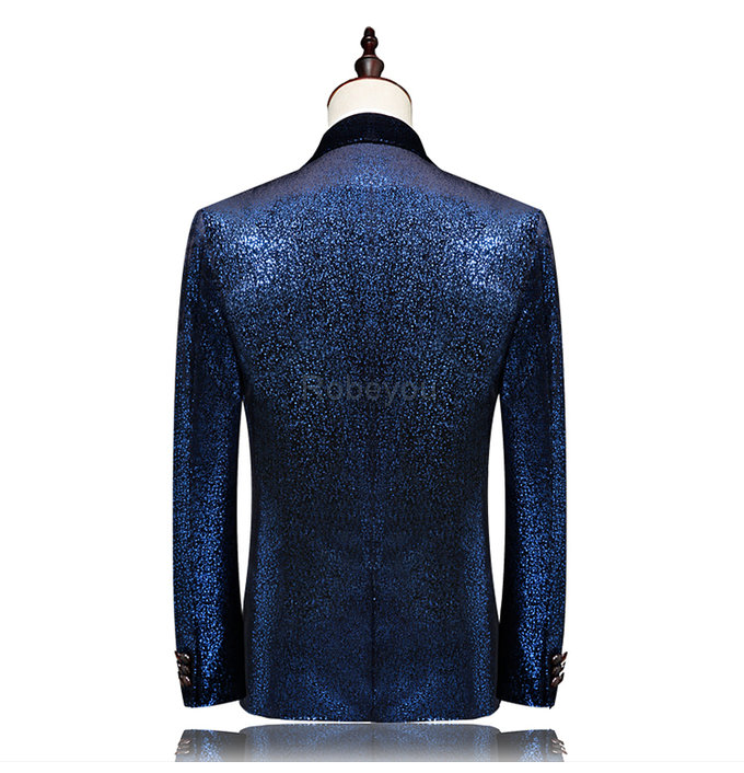 Grande taille décontracté mariage bleu slim fit flanelle costumes de mariage hommes