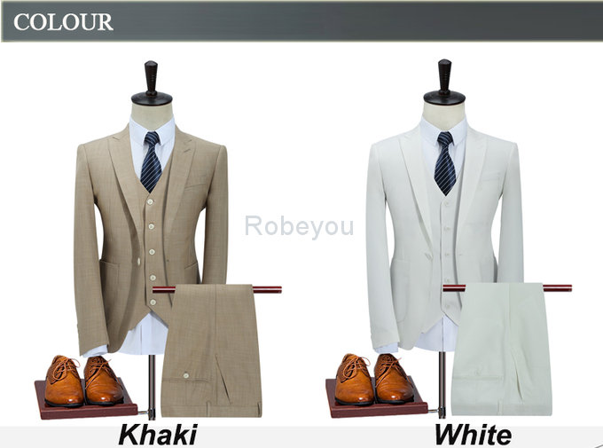 Imprimer travail affaires costume homme mariage solide costumes pour hommes