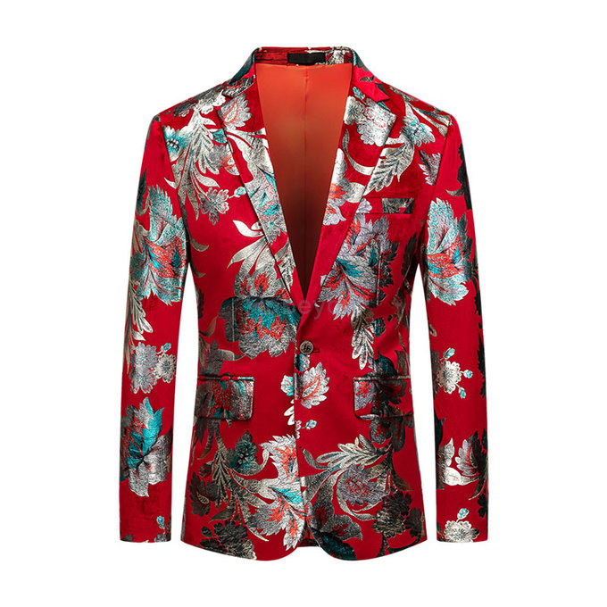 Mariage homme rouge fleur veste affaires événement