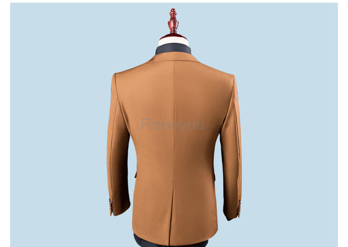 Décontracté d'affaires costume formel costume homme couleur