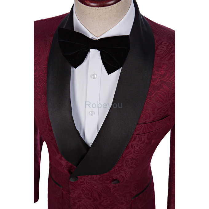 Costumes de mariage tuxedos homme double boutonnage asiatique terno