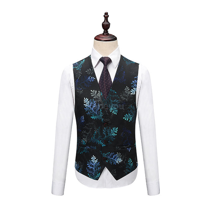 3 pièce mode conceptions groomsman costume asiatique taille boutonnage costume dernières