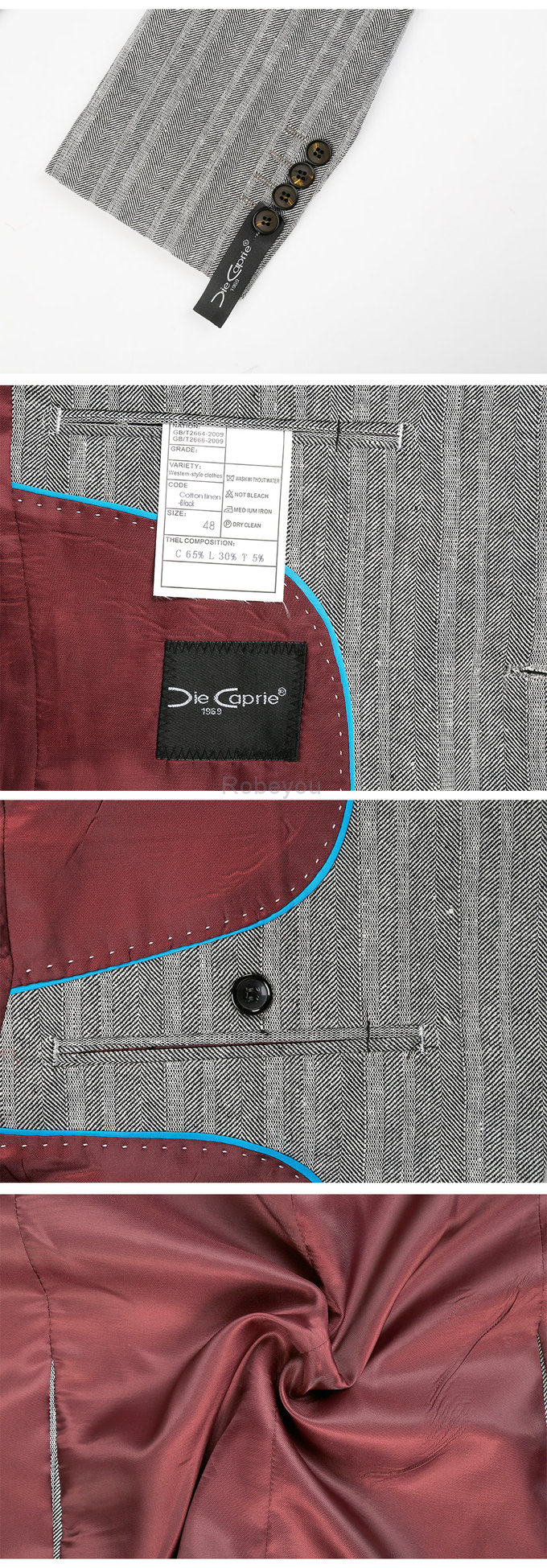 Homme costume grande taille slim fit hommes blazers mode