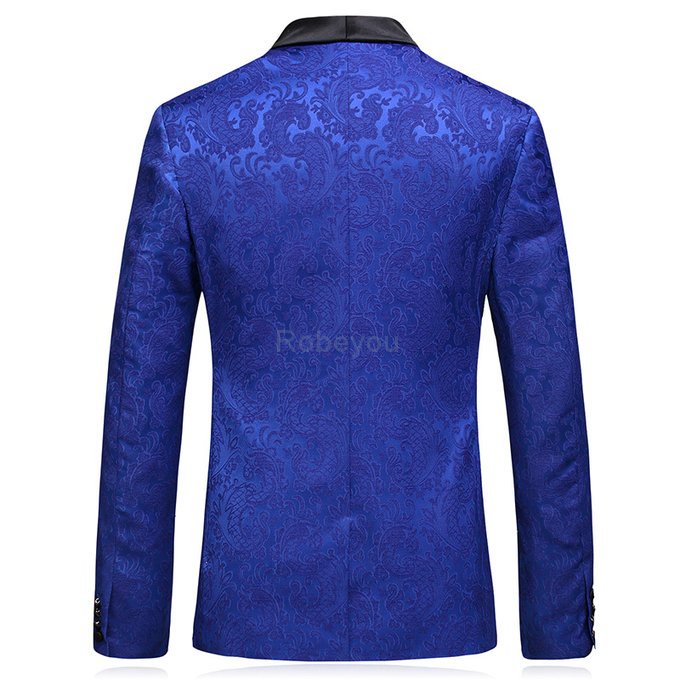 Asiatique taille ensembles mode blazer mariage décontracté slim costume