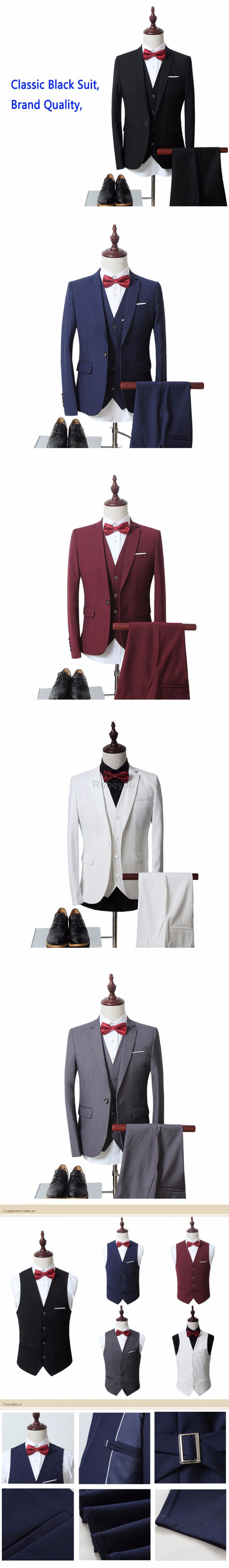 De luxe designer blanc costume mariage conceptions hommes costume