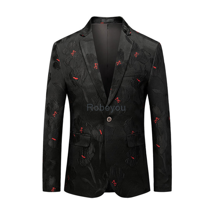 Veste mariage homme slim fit blazers blazers décontracté