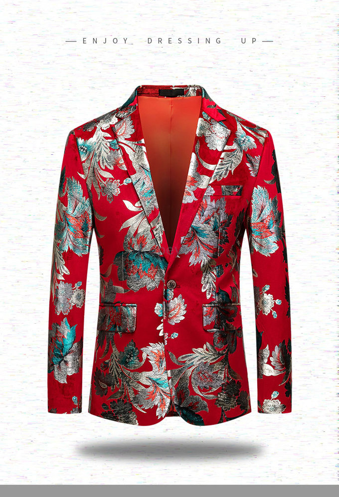 Mariage homme rouge fleur veste affaires événement