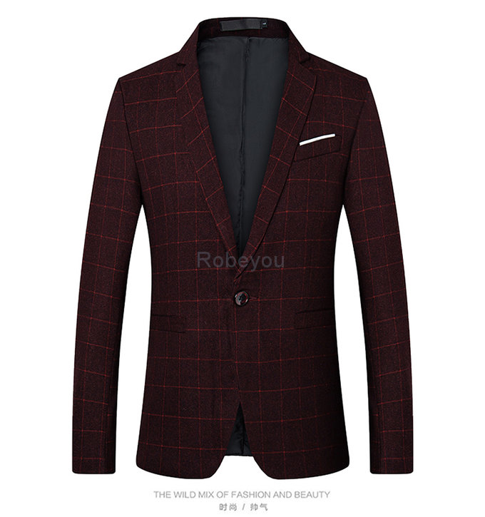 Hommes affaires costumes veste 5xl blazers plaid hommes