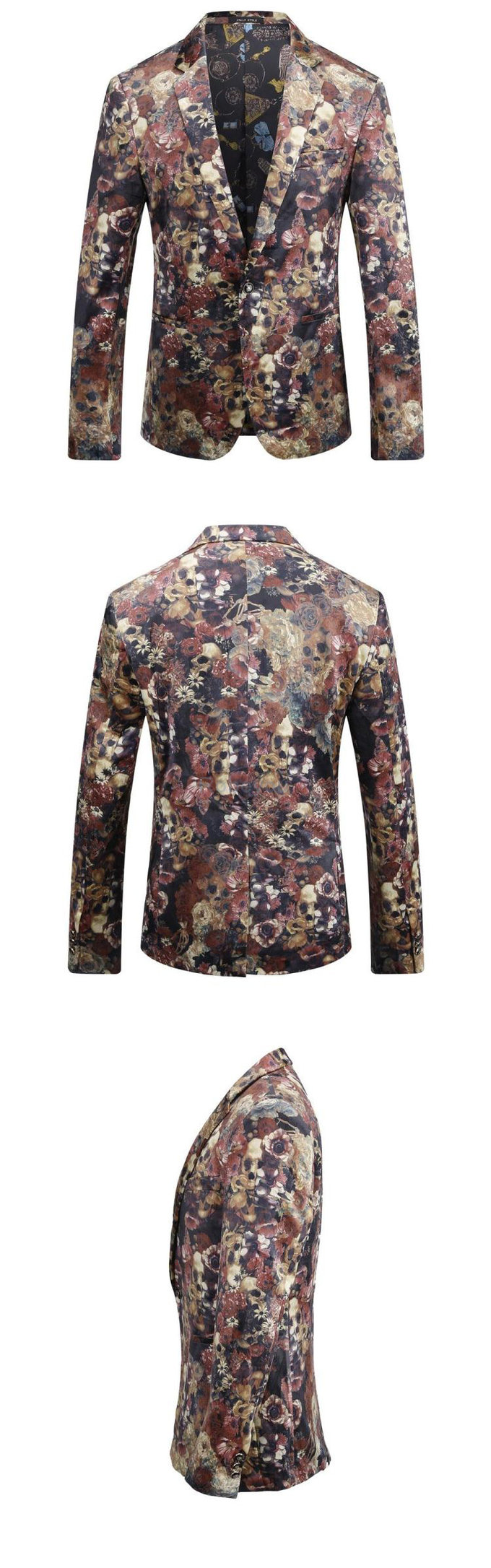 Nouveau costume veste blazer taille asiatique mâle de luxe marque